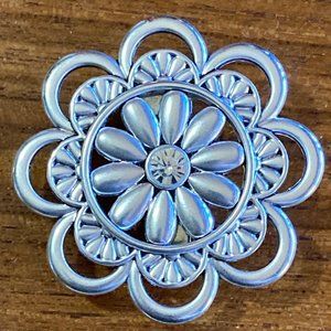 Beautiful silver scarf clip